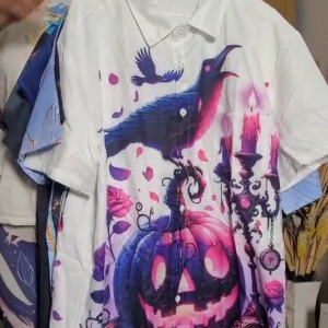 men's tropical hawaiian short sleeve shirt – casual beach floral print button up
