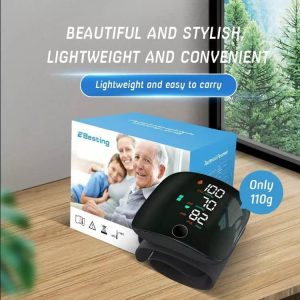 besting digital wrist blood pressure monitor – portable automatic bp & pulse monitor